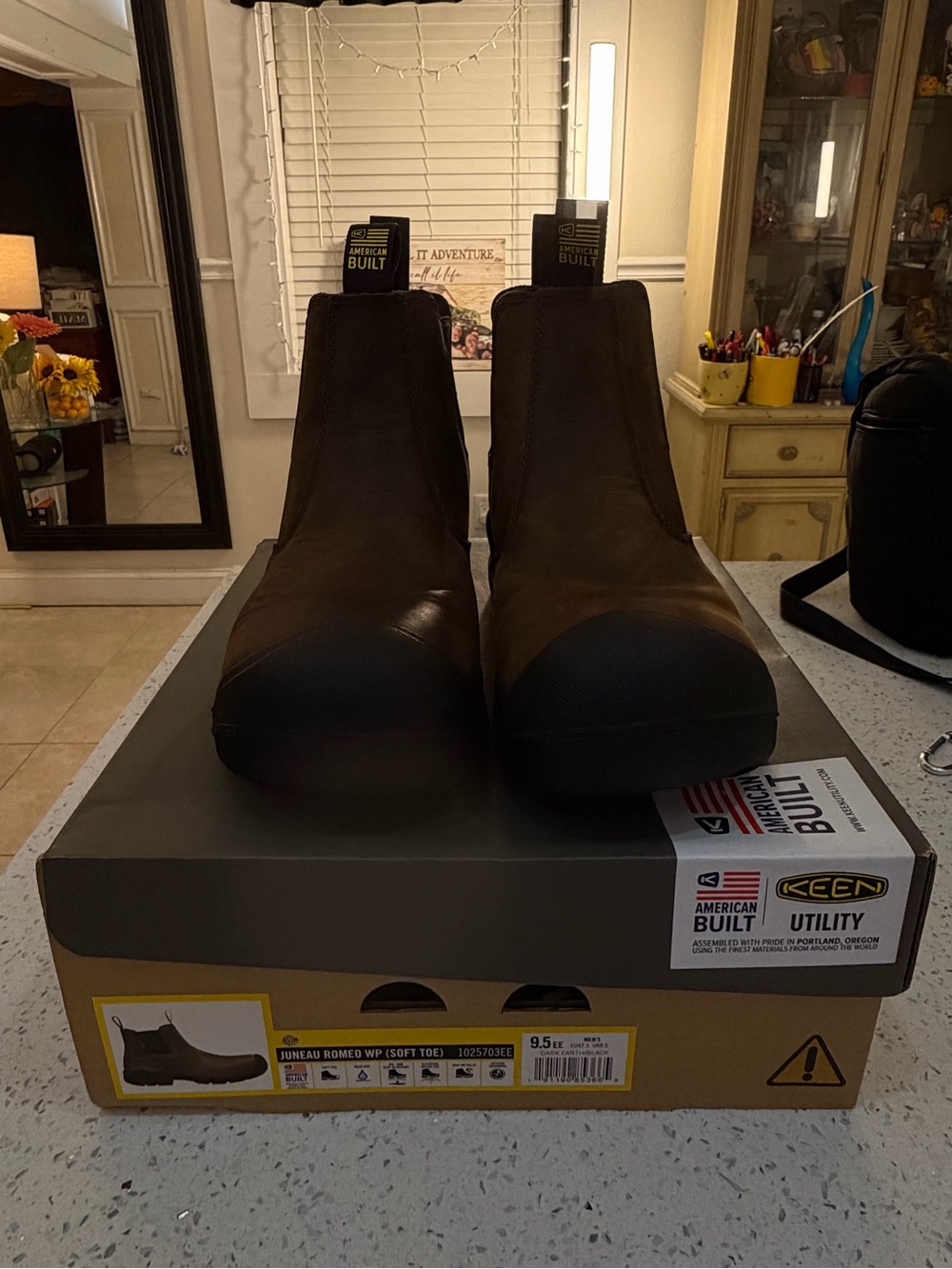 KEEN Brown Men’s Chukka Utility Boots